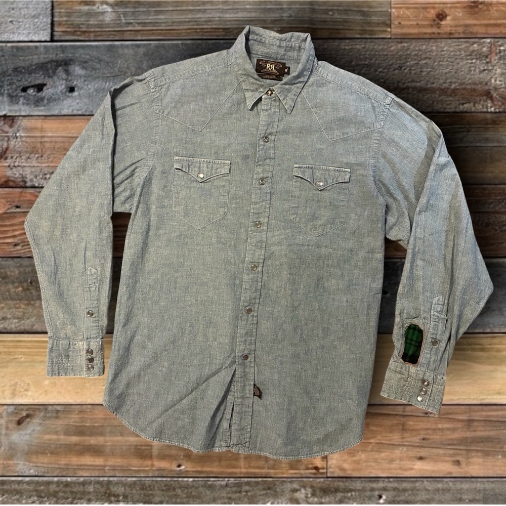 DOUBLE RL RALPH LAUREN RRL WESTERN SHIRT- SIZE X-LARGE